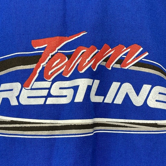 Speed Zone Race Gear Team Crestliner Boats Blue Black Button Up Shirt Size 2XL - Picture 6 of 8